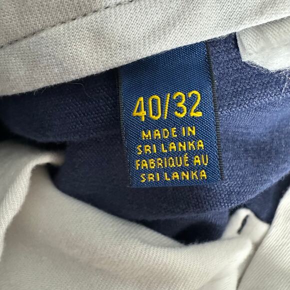 Polo Ralph Lauren Men 40/32 Blue Navy Golf Tailored Fit Preppy Old Money Minimal - Picture 4 of 9